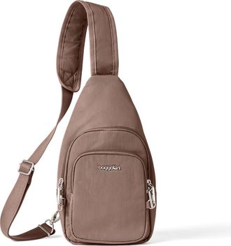 Baggallini Securtex Classic Anti-Theft Daytripper Sling Bag in Portobello at Nordstrom
