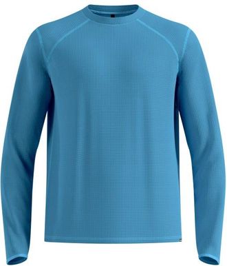 Odlo Mid Layer Cubic Laufshirt f&uuml;r Herren | blau