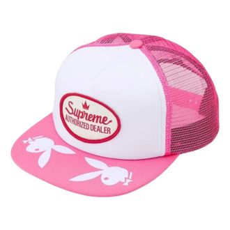 SUPREME x Playboy SS26 Mesh Back 5-Panel Pink SUP-SS26-1012-PNK
