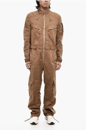 Dsquared2 Utility Solid Color Twill Jumpsuit size 48