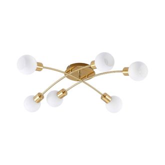 Lindby L&aacute;mpara De Techo agmar En Dorado Metal - Lindby