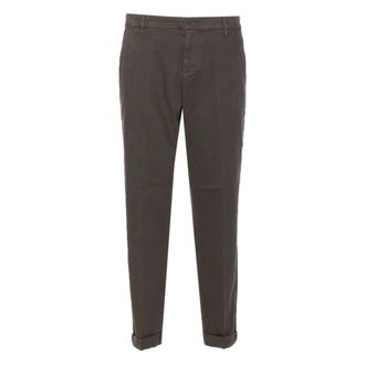 Dondup Chinos, male, Brown, Size: W35 Gaubert Relax Pants