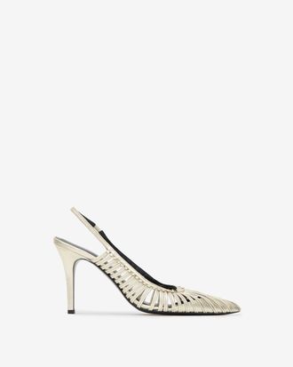 Isabel Marant Escarpins Pysma - Femme - Clair Dor&eacute; - Taille 37 - Isabel Marant - Id&eacute;es de cadeaux pour femme