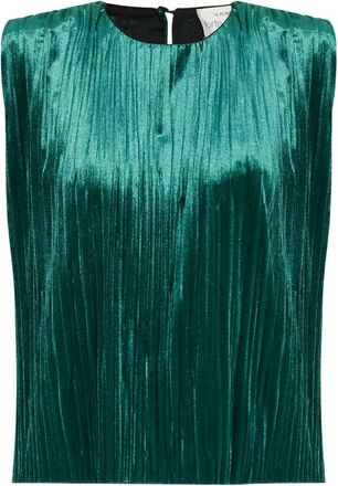 Forte_Forte Dames, Tops, Groen, Maat: XS Satijn