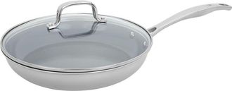 J.A. Henckels International Henckels Clad H3 10In Stainless Steel Ceramic Nonstick Fry Pan With Lid