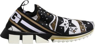 Dolce & Gabbana Multicolor Sorrento Low Top Sneakers - Heren - Sneakers - Veelkleurig - 36 1/2 EU - Polyester - Schoenen