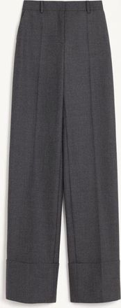 Valentino Pantaloni In Lana Vergine Donna GRIGIO MELANGE 36