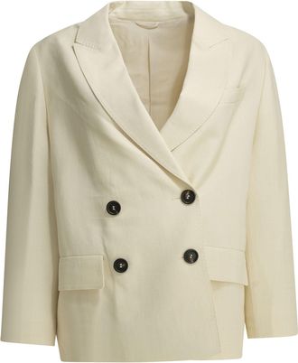 Brunello Cucinelli Brunello Cucinelli vloeibare blazer