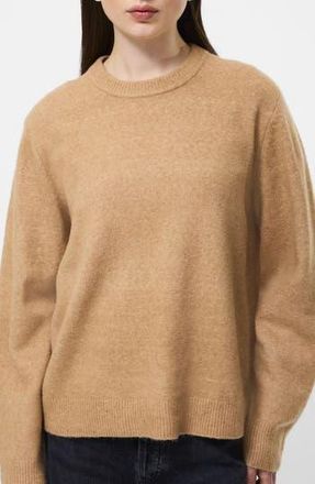 French Connection Emilia Crewneck Sweater in Camel at Nordstrom Rack, Size X-Small