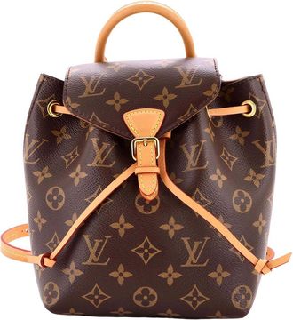 Louis Vuitton Brown Monogram Canvas Montsouris Nm Backpack Bb (Authentic Pre- Loved)