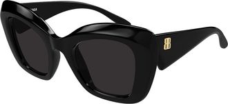 Balenciaga BB0503S 001 Womens Sunglasses Black Size 54