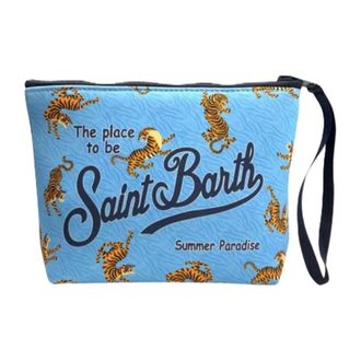 MC2 Saint Barth Clutches, female, Blue, Size: ONE SIZE MC2 Saint Barth Bags