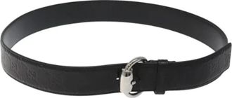 Gucci Pre-owned Leather belts - Dames - Vintage Accessoires - Zwart - ONE Size - Leer - Vintage