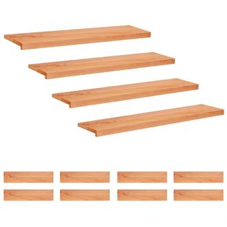 vidaXL Alfombras Para Escalones 12 Uds. 110 X 25 X 2 Cm Barniz Vidaxl