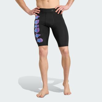 adidas adidas Performance Mens x Jeremy Scott Bike Short - Black - Size X-Small