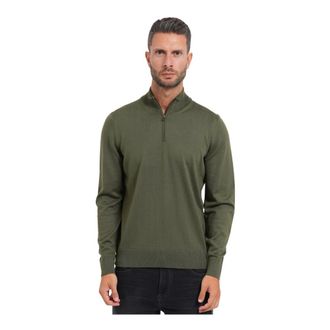 HUGO BOSS Heren, Sweatshirts & Hoodies, Groen, Maat: S Wol