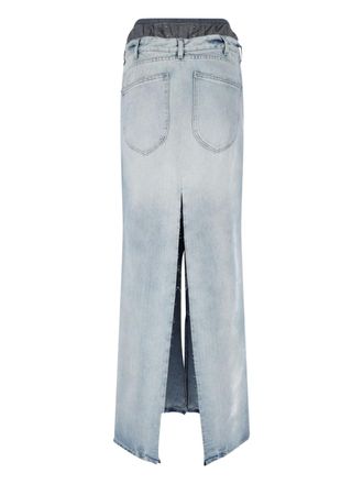 Maison Margiela Womens Skirts Blue Cotton