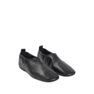 Dries Van Noten Leather Square-toe Loafers
