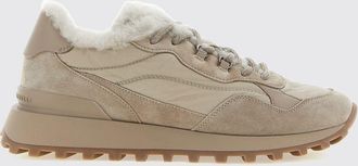 Brunello Cucinelli Sneakers low-top in pelle scamosciata e nylon con interni in shearling