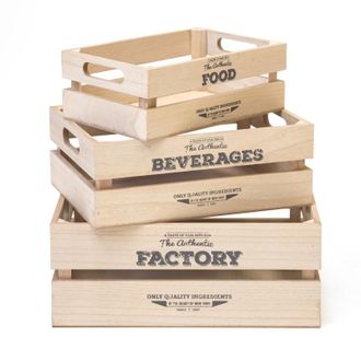 Muemue Factory set 3 cajas 17x28x15/32x23x12/27x18x10cm