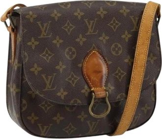 Louis Vuitton Pre-owned Canvas Cross Body Bag - Dames - Vintage Schoudertas - Bruin - ONE Size - Vintage