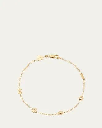 Alison Lou 14K Yellow Gold Mini Pasta By the Yard Bracelet