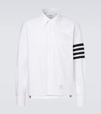 Thom Browne Funmix 4-Bar cotton shirt
