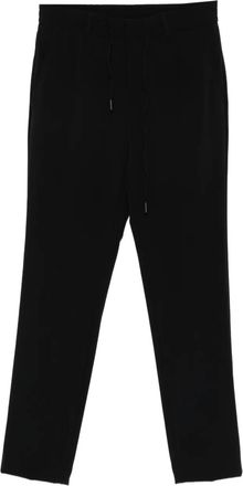 Karl Lagerfeld Pantaloni dritti con coulisse - Nero