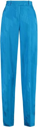 The Attico Turquoise Stretch Wool Jagger Pant