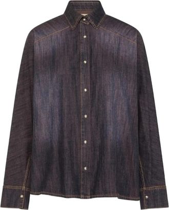 Momoni Samuel Chemise - Dames - Overhemden - Bruin - S - Katoen - Overhemden