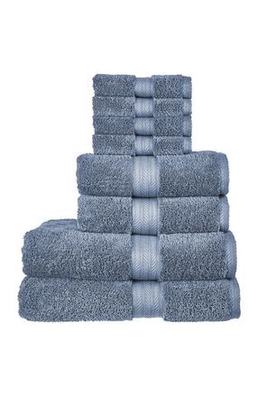 Christy Renaissance Classic 100% Egyptian Cotton 8 Piece Towel Set in Denim at Nordstrom