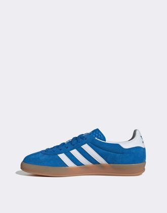 adidas Originals Gazelle Indoor - Sneakers blu e bianche