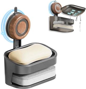 OEM Jabonera Antideslizante Con Ventosa, Apta Para Duchas, Desmontable, F&aacute;cil De Limpiar, Impermeable Y Resistente A La Corrosi&oacute;n, Fabricada En Abs