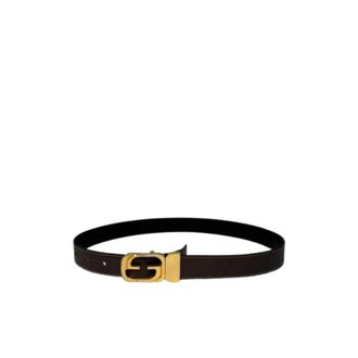 Gucci Pre-owned Vintage Leather Belt - female - Gucci Vintage - Vintage Belts - Brown - ONE SIZE - Pre-owned