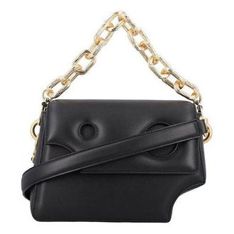 Off-white (WMNS) Off-White Logo Print Shoulder Bag Black OWNN043F22LEA0011000
