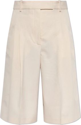 By Malene Birger Dames, Korte broeken, Beige, Maat: XS Leer