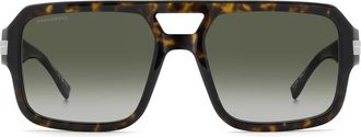 Dsquared2 D2 0197/S Zonnebrillen - unisex - Zonnebrillen - Bruin - 57 MM - Accessoires