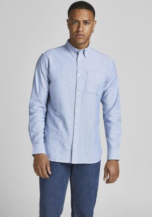 Jack & Jones Langarmhemd »BROOK OXFORD« mit Button-Down Kragen