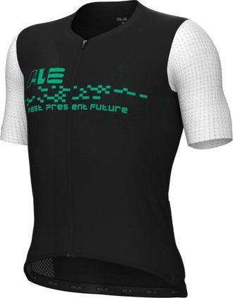 Al&eacute; PR-E Megabyte 2.0 S/S Jersey Velotrikot f&uuml;r Herren | schwarz