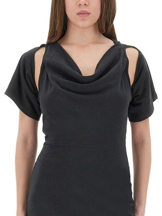 T Alexander Wang Deconstructed Organic Cotton Dress - Black
