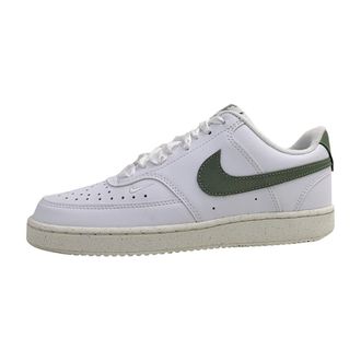 Nike Nike Womens W Court Vision LO NN Sneaker, White/Jade Horizon-Sail, 6.5