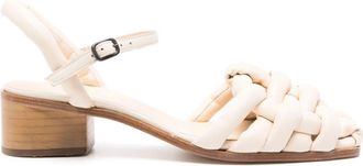 Hereu Cabersa 40mm sandals - women - Leather/Leather/Leather - 36 - Neutrals