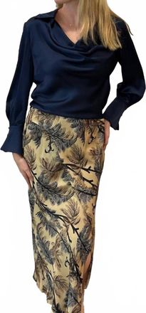 Vix Chantal Skirt In Forest Navy