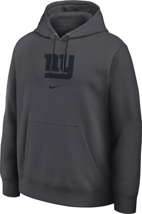 Nike New York Giants Washed Club Nike Mens NFL Pullover Hoodie in Grey | 16TW06F8I-DQ6