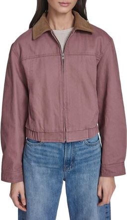 Levi's Corduroy Collar Chore Jacket in Mauve at Nordstrom, Size X-Large