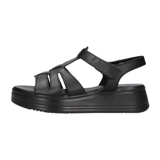 Gabor Schoenen, Dames, Zwart, 36 EU, Leer, 742 Platform Sandal