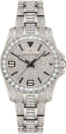 Christian Van Sant Majestic Quartz Silver Dial Ladies Watch CV9210