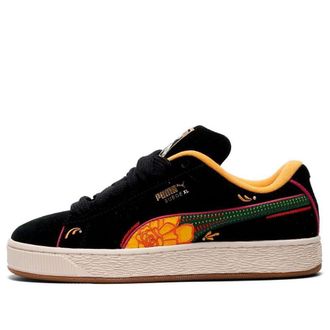 Puma Suede XL La Catrina Black Yellow Sizzle Pinktastic 404606-01