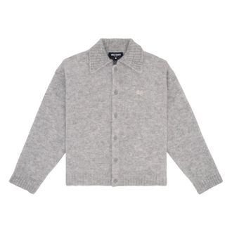 Worst Behavior Wrstbhvr, Truien & Vesten, Heren, Grijs, S, Leer, Chester Polo Cardigan