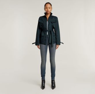 G-Star Lhana Skinny Jeans - Donkerblauw - Dames